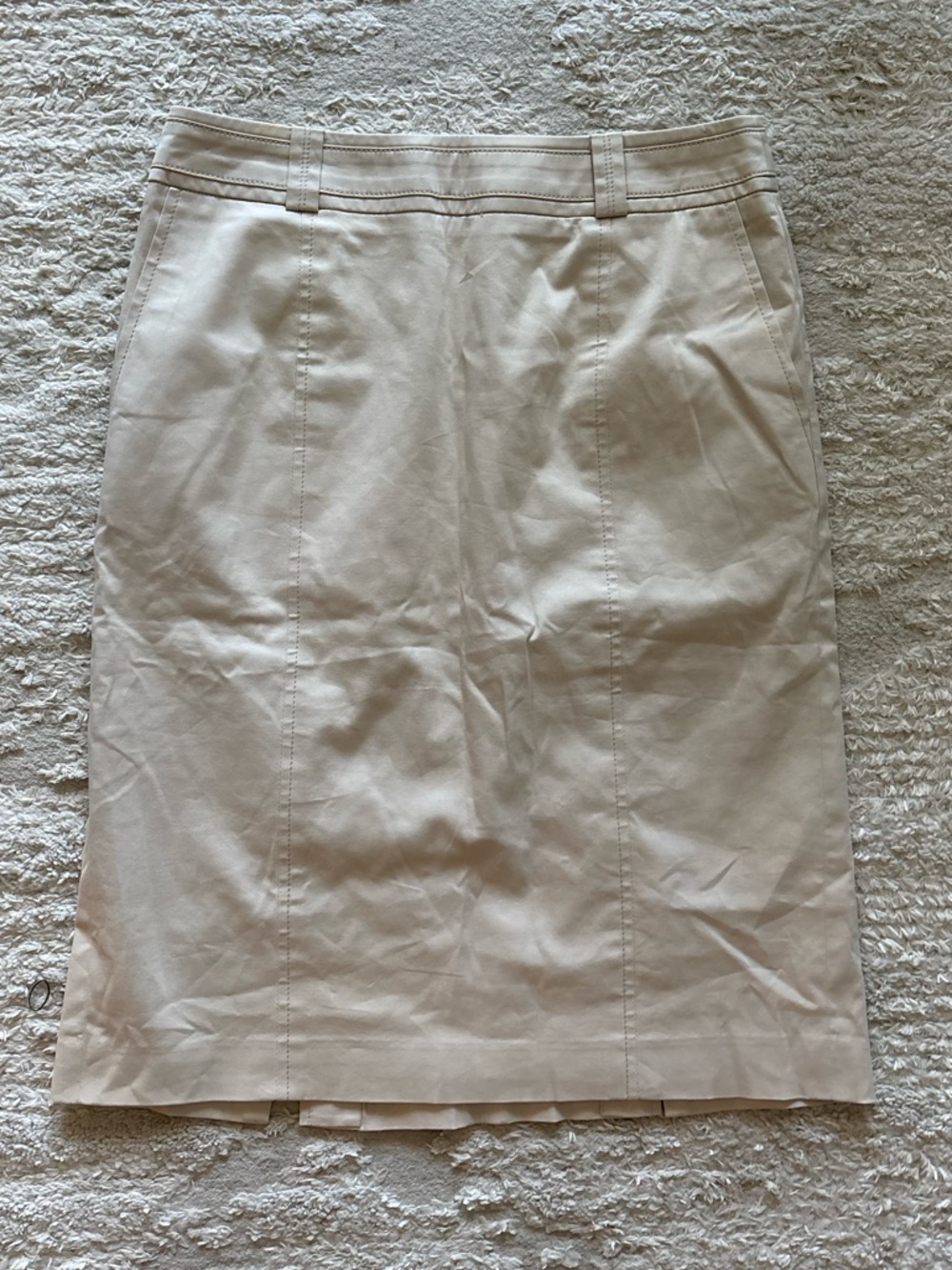 Talbots Beige Pencil Skirt